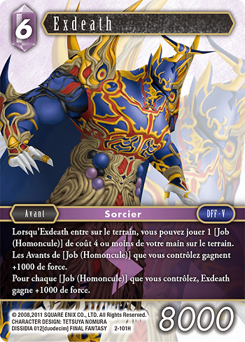 Carte de la semaine (13) - Exdeath