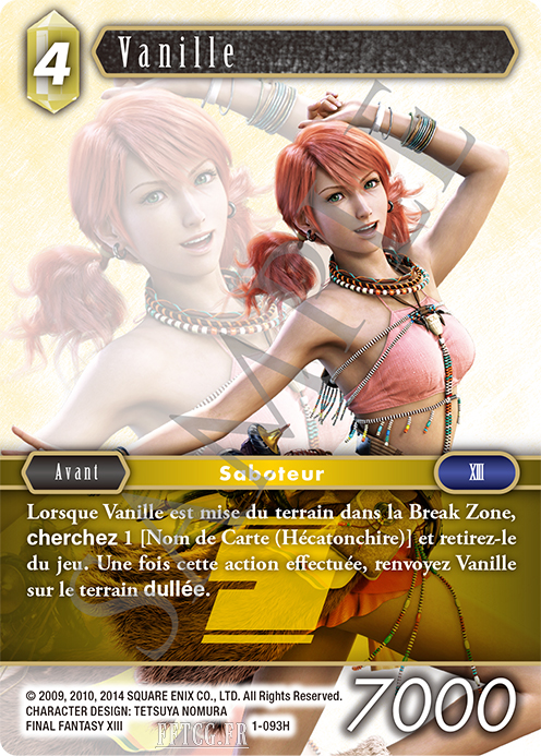 Carte de la semaine (20) - Vanille [1-093H]