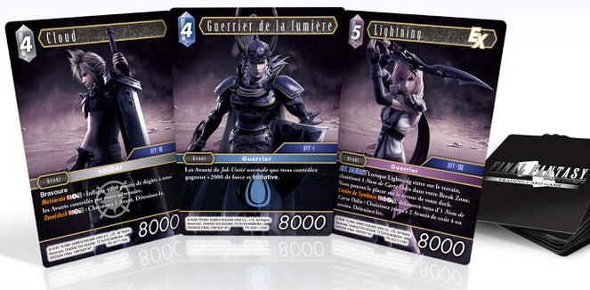 Cartes exclusives à la précommande Dissidia NT